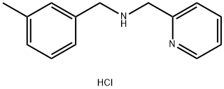 [(3-methylphenyl)methyl](pyridin-2-ylmethyl)amine dihydrochloride Struktur