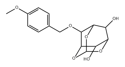 myo-Inositol, 4-O-(4-methoxyphenyl)methyl-1,3,5-O-methylidyne- 结构式