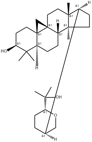 21,24-Epoxycycloartane-3,25-diol Struktur