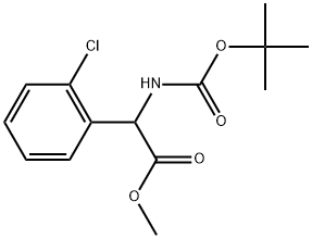 1253091-76-7 Benzeneacetic acid, 2-chloro-α-[[(1,1-dimethylethoxy)carbonyl]amino]-, methyl ester