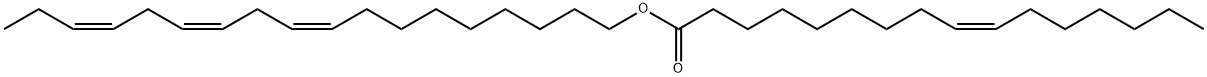 9-Hexadecenoic acid, 9,12,15-octadecatrienyl ester, (all-Z)- (9CI) Structure