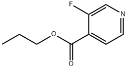 Propyl 3-fluoropyridine-4-carboxylate Struktur