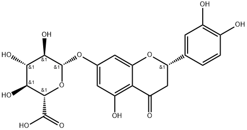 Eriodictyol 7-O-glucuronide 化学構造式