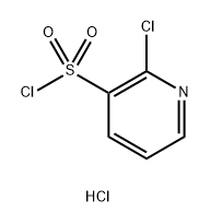 2-Chloropyridine-3-sulfonyl chloride hydrochloride Struktur