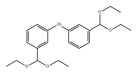 Zinc, bis[3-(diethoxymethyl)phenyl]- Structure