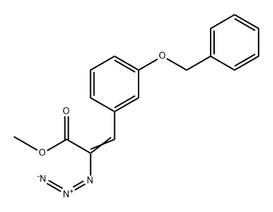 2-Propenoic acid, 2-azido-3-[3-(phenylmethoxy)phenyl]-, methyl ester