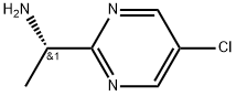 (S)-1-(5-chloropyrimidin-2-yl)ethan-1-amine 化学構造式
