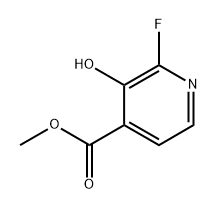 methyl 2-fluoro-3-hydroxyisonicotinate 化学構造式