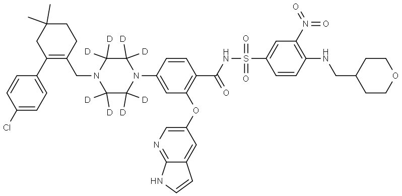 威尼托克-D8 结构式