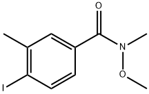 4-Iodo-N-methoxy-N,3-dimethylbenzamide Structure