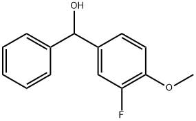 (3-fluoro-4-methoxyphenyl)(phenyl)methanol Structure