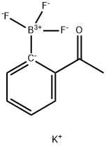 Potassium (2-acetylphenyl)trifluoroborate 结构式