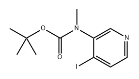 1,1-DimethylethylN-(4-iodo-3-pyridinyl)-N-methylcarbamate 结构式