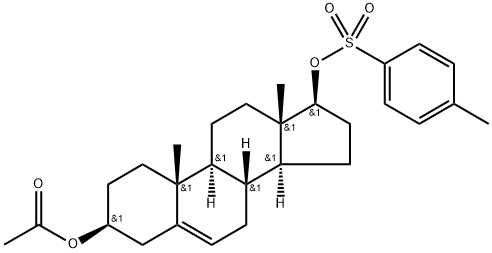 3β-Acetoxy-17β-(p-toluenesulfonyloxy)androst-5-ene Structure