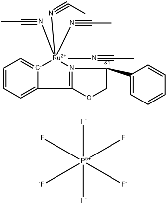 RU(II)-(S)-PHEOX催化剂, 1259070-80-8, 结构式