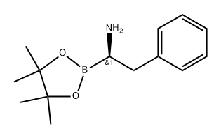 1,3,2-Dioxaborolane-2-methanamine, 4,4,5,5-tetramethyl-α-(phenylmethyl)-, (αR)- Structure