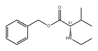 L-Valine, N-ethyl-, phenylmethyl ester Structure