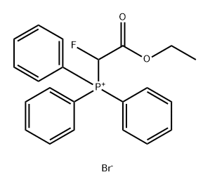 Phosphonium, (2-ethoxy-1-fluoro-2-oxoethyl)triphenyl-, bromide (1:1) Structure