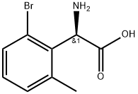 (2R)-2-amino-2-(2-bromo-6-methylphenyl)acetic acid Structure