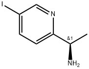 2-Pyridinemethanamine, 5-iodo-a-methyl-, (aR)- 化学構造式