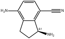 (S)-3,7-diamino-2,3-dihydro-1H-indene-4-carbonitrile,1259920-82-5,结构式