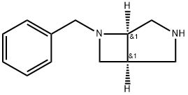 (1S,5R)-6-Benzyl-3,6-diazabicyclo[3.2.0]heptane Struktur