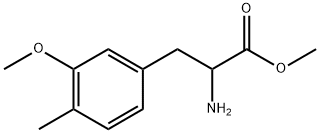 Methyl 2-amino-3-(3-methoxy-4-methylphenyl)propanoate 化学構造式