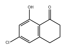 6-chloro-8-hydroxy-3,4-dihydronaphthalen-1(2H)-one 结构式