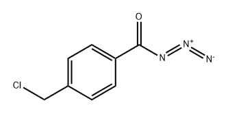 Benzoyl azide, 4-(chloromethyl)-,1260104-72-0,结构式