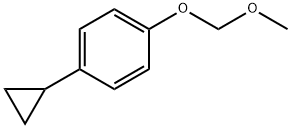 1-cyclopropyl-4-(methoxymethoxy)benzene 结构式