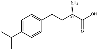 Benzenebutanoic acid, α-amino-4-(1-methylethyl)-, (αS)- 结构式