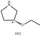 (R)-3-乙基吡咯烷盐酸盐, 1260609-60-6, 结构式