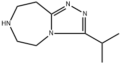 3-Isopropyl-6,7,8,9-tetrahydro-5H-[1,2,4]triazolo[4,3-d][1,4]diazepine Structure