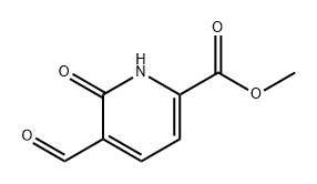 methyl 5-formyl-6-hydroxypyridine-2-carboxylate Structure