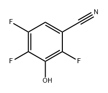 2,4,5-trifluoro-3-hydroxybenzonitrile 化学構造式