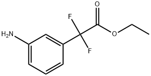 2-(3-氨基苯基)-2,2-二氟乙酸乙酯,1260780-18-4,结构式