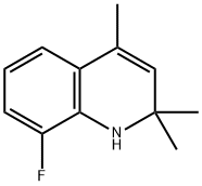 8-Fluoro-1,2-dihydro-2,2,4-trimethylquinoline Struktur