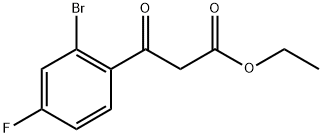 Ethyl 3-(2-bromo-4-fluorophenyl)-3-oxopropanoate Structure