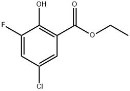 Ethyl 5-chloro-3-fluoro-2-hydroxybenzoate Structure