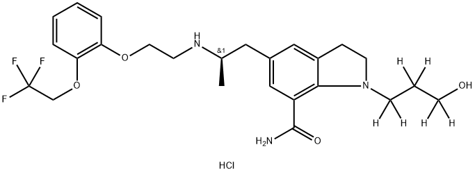Silodosin  D6 DiHCl Structure