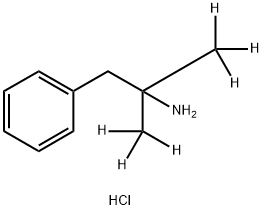 D6-PHENTERMINE HCL 结构式