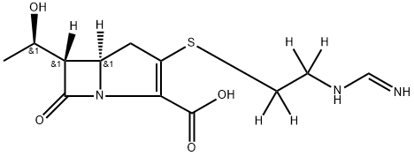 亚胺培南-D4,1261396-26-2,结构式