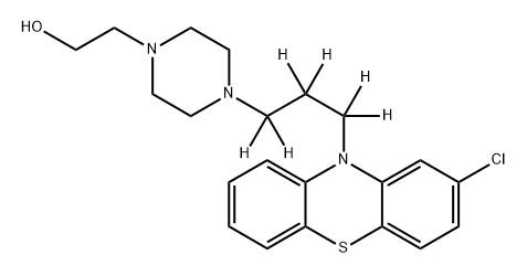 [2H6]-PERPHENAZINE 结构式