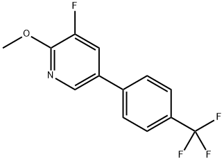 3-fluoro-2-methoxy-5-(4-(trifluoromethyl)phenyl)pyridine|