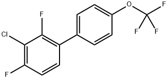 3-Chloro-2,4-difluoro-4'-(trifluoromethoxy)-1,1'-biphenyl Structure