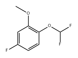 2-(Difluoromethoxy)-5-fluoroanisole,1261825-38-0,结构式