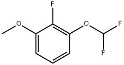 1-(Difluoromethoxy)-2-fluoro-3-methoxybenzene Structure