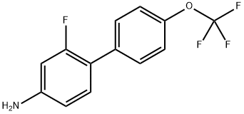 2-Fluoro-4'-(trifluoromethoxy)-[1,1'-biphenyl]-4-amine Structure