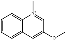 3-methoxy-1-methylquinolin-1-ium Structure