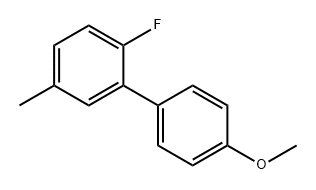 2-Fluoro-4'-methoxy-5-methyl-1,1'-biphenyl 化学構造式